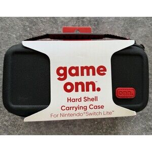 onn. Hard Shell Carrying Case for Nintendo Switch Lite Travel Protective Cover